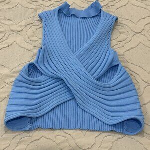 Blue TOP no brand Size M